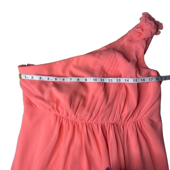 NWT David’s Bridal One Chiffon Shoulder Bridesmaid Dress With Petal. Siz… - Picture 7 of 7